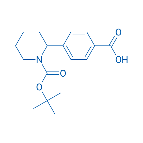 4-(1-(tert-Butoxycarbonyl)piperidin-2-yl)benzoic acid 50mg