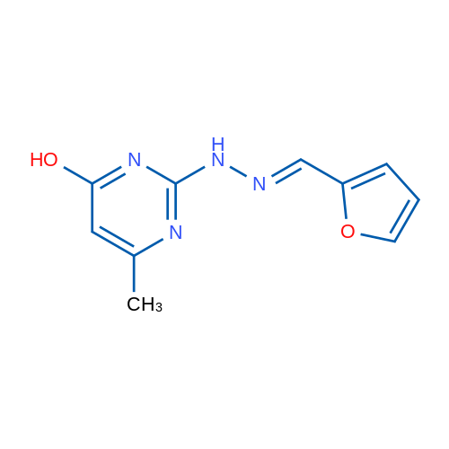 2-(2-(Furan-2-ylmethylene)hydrazinyl)-6-methylpyrimidin-4-ol 5g