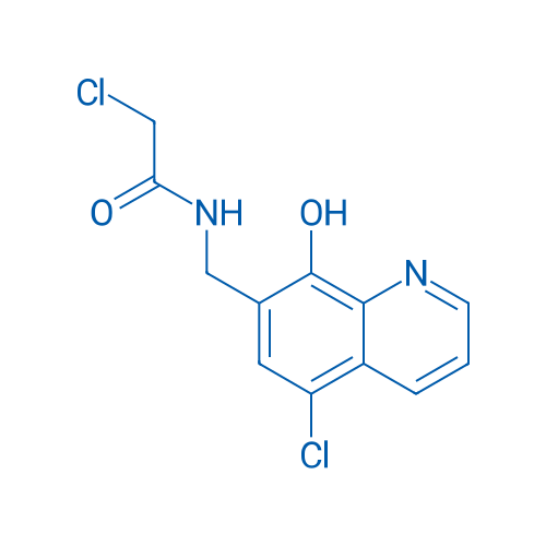 2-Chloro-N-((5-chloro-8-hydroxyquinolin-7-yl)methyl)acetamide 5g