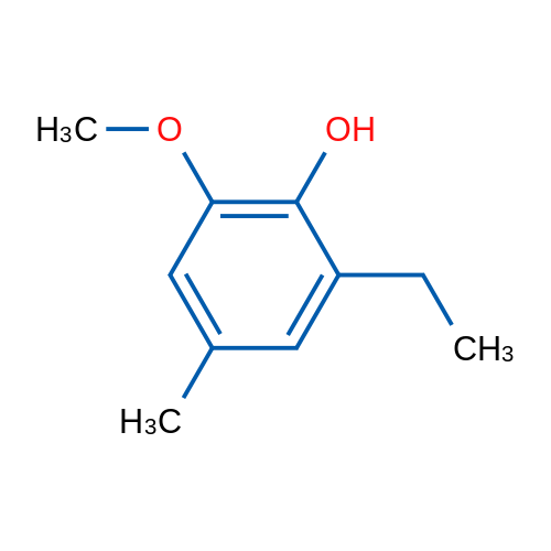 2-Ethyl-6-methoxy-4-methylphenol 1g