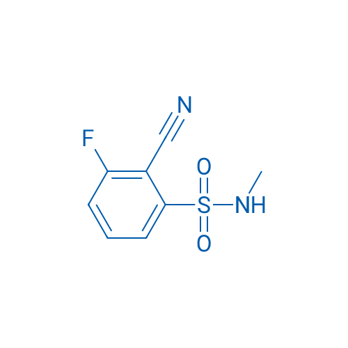 2-Cyano-3-fluoro-n-methylbenzene-1-sulfonamide 1g