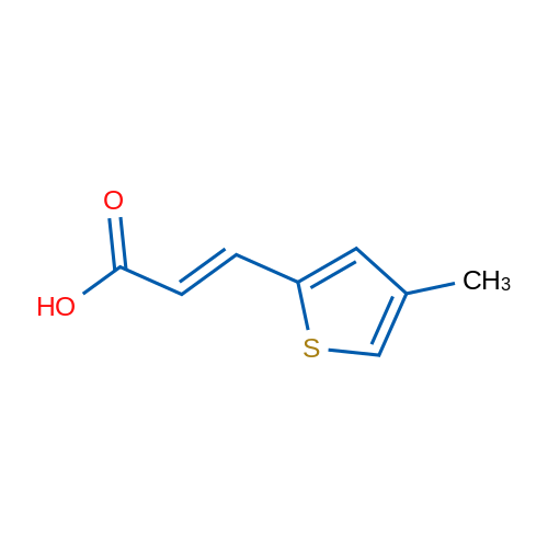 (E)-3-(4-Methylthiophen-2-yl)acrylic acid 100mg