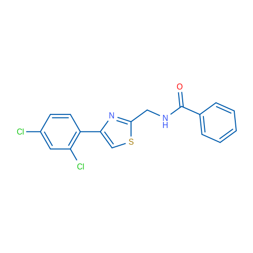 N-([4-(2,4-DIchlorophenyl)-1,3-thiazol-2-yl]methyl)benzamide 1g