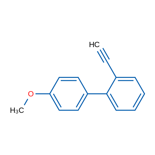 2-Ethynyl-4'-methoxy-1,1'-biphenyl 1g