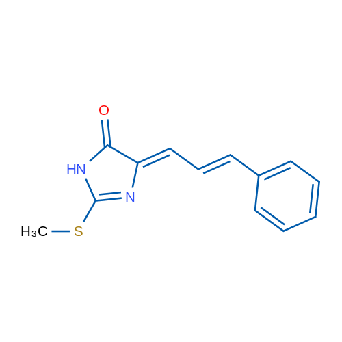 (4Z)-2-(Methylsulfanyl)-4-[(2E)-3-phenylprop-2-en-1-ylidene]-4,5-dihydro-1H-imidazol-5-one 1g