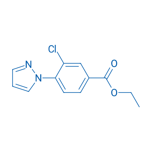 Ethyl 3-chloro-4-(1H-pyrazol-1-yl)benzoate 1g
