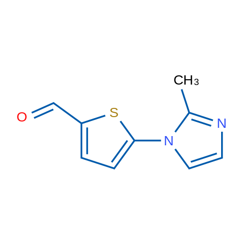 5-(2-Methyl-1h-imidazol-1-yl)thiophene-2-carbaldehyde 1g
