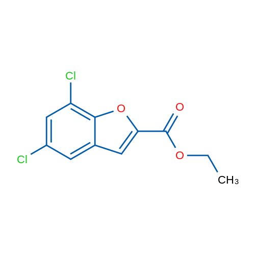 Ethyl 5,7-dichlorobenzofuran-2-carboxylate 250mg