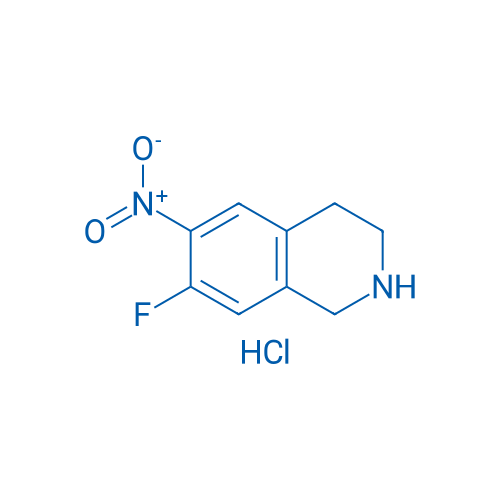 7-Fluoro-6-nitro-1,2,3,4-tetrahydroisoquinoline hydrochloride 250mg