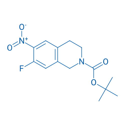 tert-Butyl 7-fluoro-6-nitro-3,4-dihydroisoquinoline-2(1H)-carboxylate 250mg