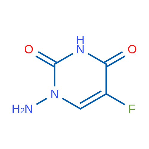 1-Amino-5-fluoro-1,2,3,4-tetrahydropyrimidine-2,4-dione 1g