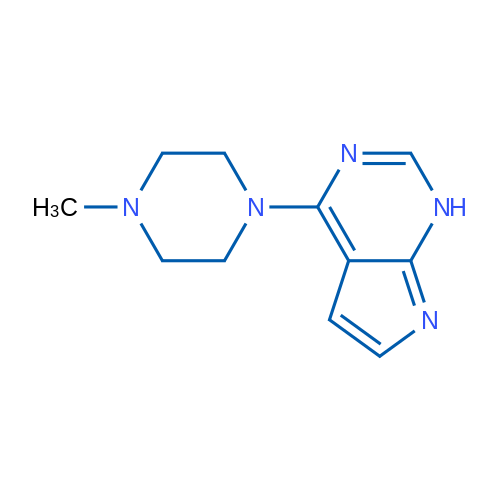 4-(4-Methylpiperazin-1-yl)-1H-pyrrolo[2,3-d]pyrimidine 1g