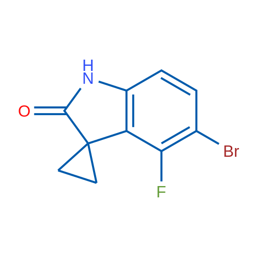 5'-Bromo-4'-fluorospiro[cyclopropane-1,3'-indolin]-2'-one 1g