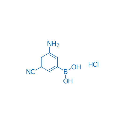 (3-Amino-5-cyanophenyl)boronic acid hydrochloride 100mg