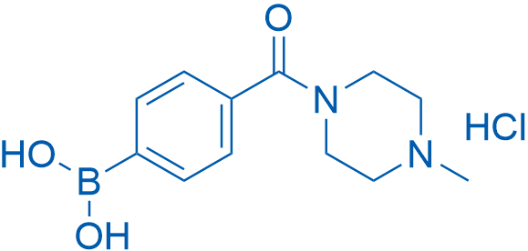 (4-(4-Methylpiperazine-1-carbonyl)phenyl)boronic acid hydrochloride 1g