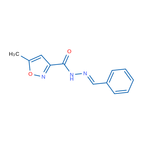 N'-Benzylidene-5-methylisoxazole-3-carbohydrazide 1g