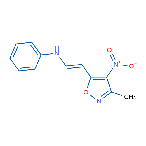 N-[(E)-2-(3-Methyl-4-nitro-1,2-oxazol-5-yl)ethenyl]aniline 1g