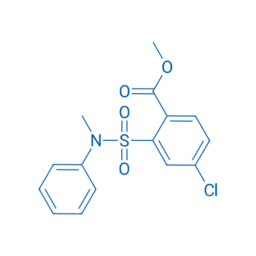 Methyl 4-chloro-2-(N-methyl-N-phenylsulfamoyl)benzoate 250mg