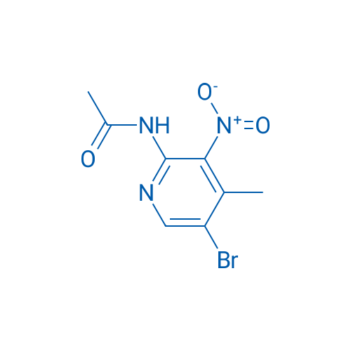 N-(5-Bromo-4-methyl-3-nitropyridin-2-yl)acetamide 1g