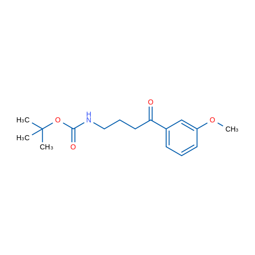 tert-Butyl N-[4-(3-methoxyphenyl)-4-oxobutyl]carbamate 1g