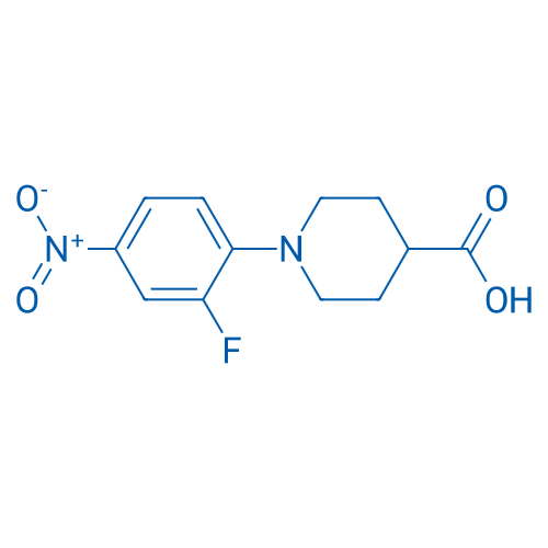 1-(2-Fluoro-4-nitrophenyl)piperidine-4-carboxylic acid 1g
