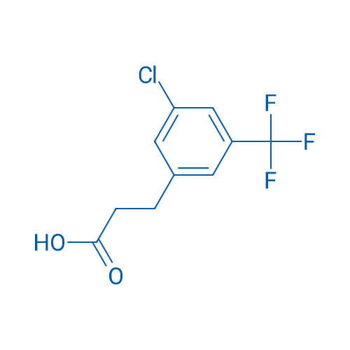 3-(3-Chloro-5-(trifluoromethyl)phenyl)propanoic acid 250mg