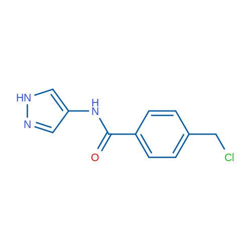 4-(Chloromethyl)-N-(1H-pyrazol-4-yl)benzamide 1g