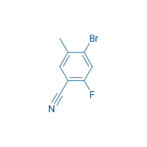 4-Bromo-2-fluoro-5-methylbenzonitrile 250mg