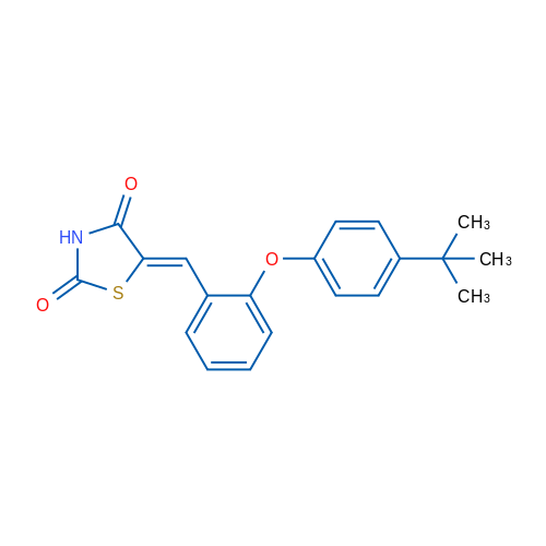 (5Z)-5-{[2-(4-tert-butylphenoxy)phenyl]methylidene}-1,3-thiazolidine-2,4-dione 1g