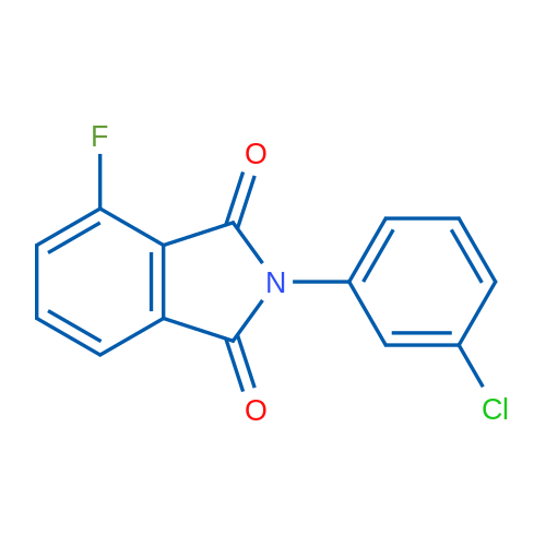 2-(3-Chlorophenyl)-4-fluoroisoindoline-1,3-dione 1g