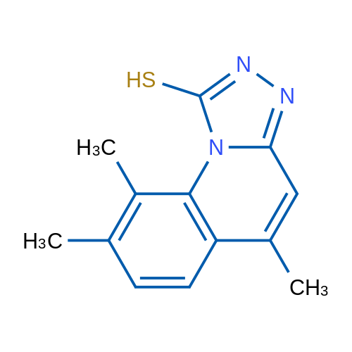 5,8,9-Trimethyl-[1,2,4]triazolo[4,3-a]quinoline-1-thiol 5g
