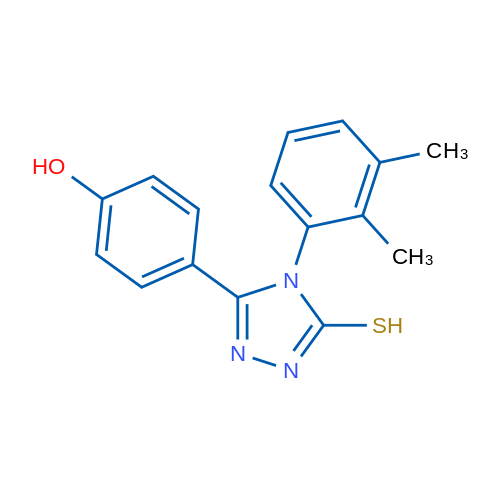 4-(4-(2,3-Dimethylphenyl)-5-mercapto-4H-1,2,4-triazol-3-yl)phenol 1g