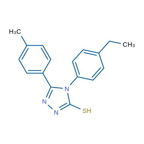 4-(4-Ethylphenyl)-5-(p-tolyl)-4H-1,2,4-triazole-3-thiol 1g
