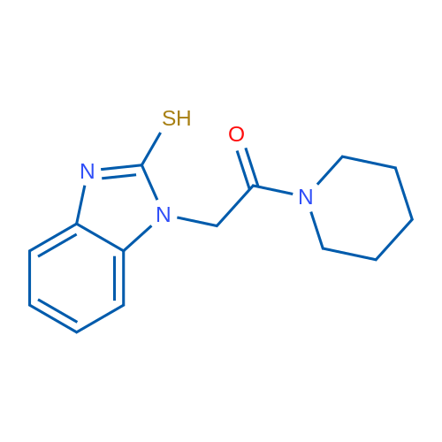2-(2-Mercapto-1H-benzo[d]imidazol-1-yl)-1-(piperidin-1-yl)ethanone 1g