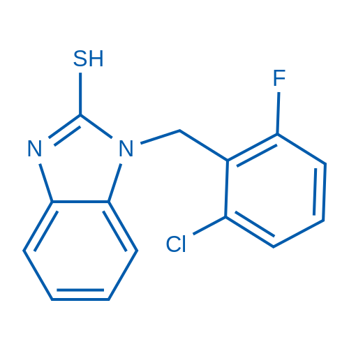 1-(2-Chloro-6-fluorobenzyl)-1H-benzo[d]imidazole-2-thiol 1g