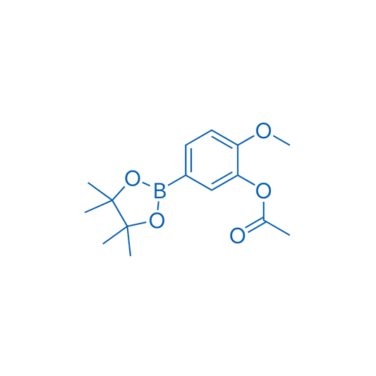 2-Methoxy-5-(4,4,5,5-tetramethyl-1,3,2-dioxaborolan-2-yl)phenyl acetate 250mg