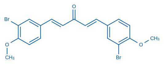 (1E,4E)-1,5-Bis(3-bromo-4-methoxyphenyl)penta-1,4-dien-3-one 250mg