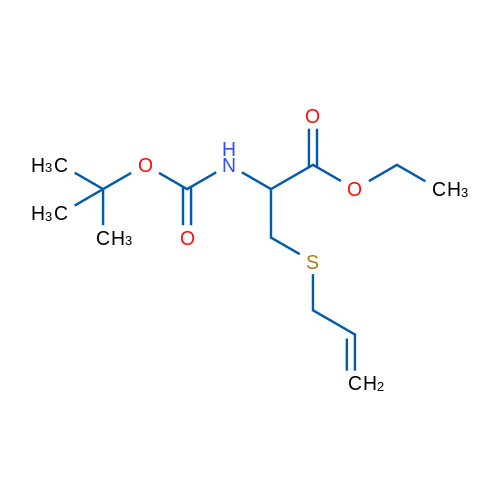 Ethyl 2-{[(tert-butoxy)carbonyl]amino}-3-(prop-2-en-1-ylsulfanyl)propanoate 1g