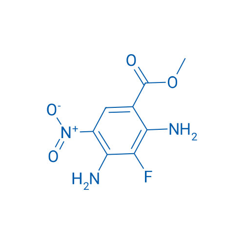 Methyl 2,4-diamino-3-fluoro-5-nitrobenzoate 250mg