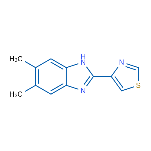 4-(5,6-Dimethyl-1H-benzo[d]imidazol-2-yl)thiazole 1g