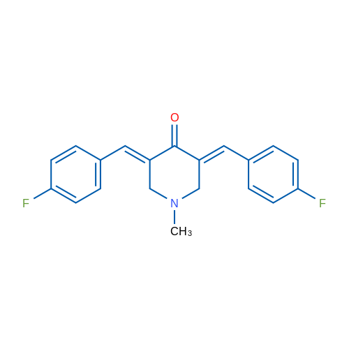 (3E,5E)-3,5-Bis[(4-fluorophenyl)methylidene]-1-methylpiperidin-4-one 1g