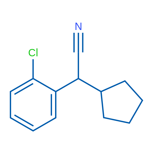 2-(2-Chlorophenyl)-2-cyclopentylacetonitrile 5g