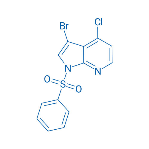 3-Bromo-4-chloro-1-(phenylsulfonyl)-1H-pyrrolo[2,3-b]pyridine 250mg