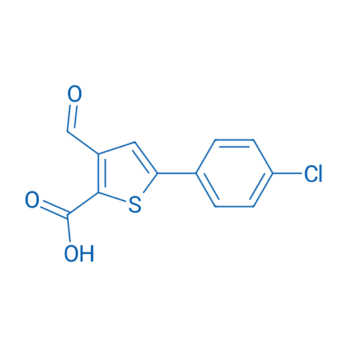 5-(4-Chlorophenyl)-3-formylthiophene-2-carboxylic acid 1g