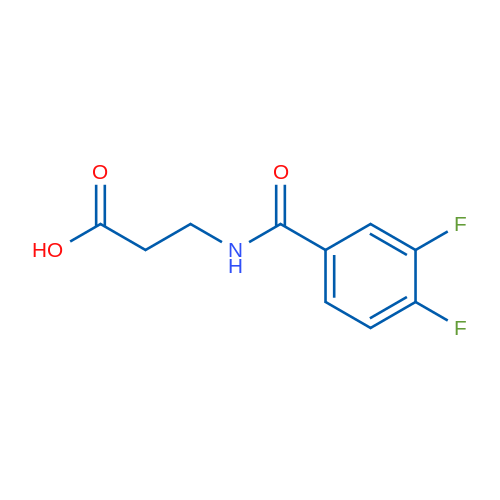 3-[(3,4-Difluorophenyl)formamido]propanoic acid 1g