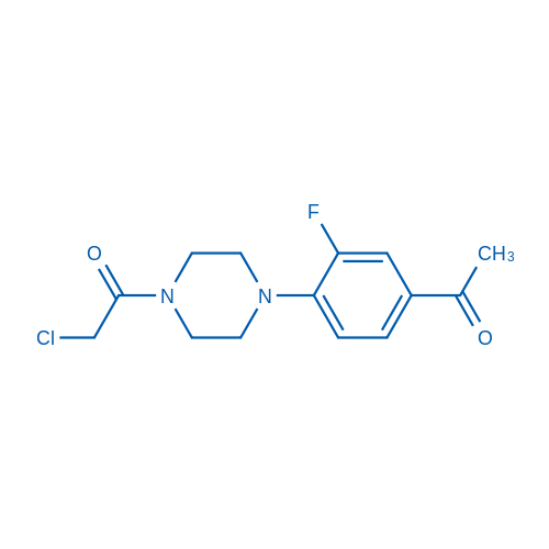 1-(4-(4-Acetyl-2-fluorophenyl)piperazin-1-yl)-2-chloroethanone 5g