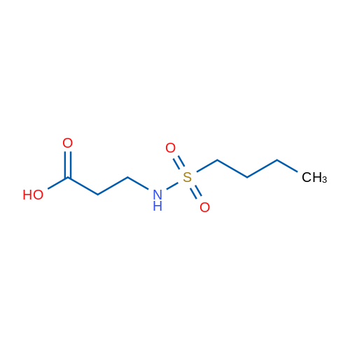 3-(Butane-1-sulfonamido)propanoic acid 10g