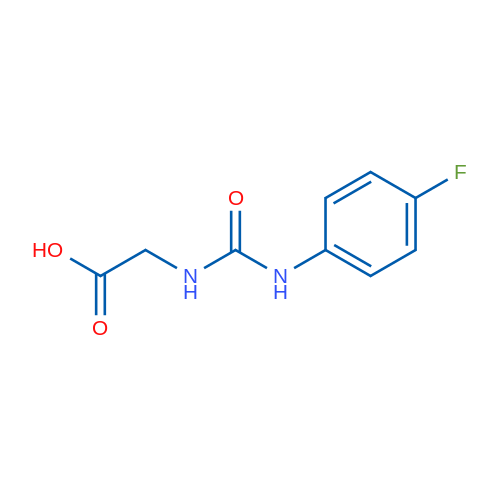 2-{[(4-fluorophenyl)carbamoyl]amino}acetic acid 5g