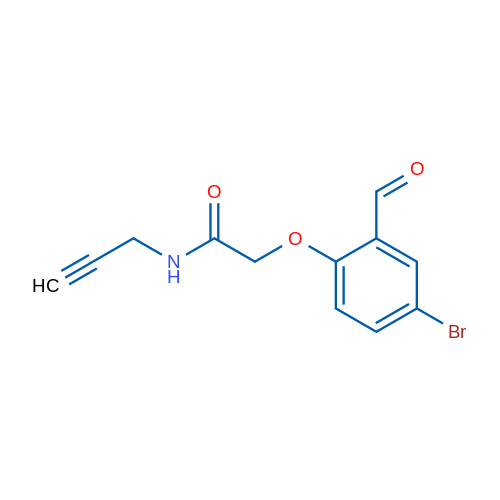2-(4-Bromo-2-formylphenoxy)-N-(prop-2-yn-1-yl)acetamide 5g