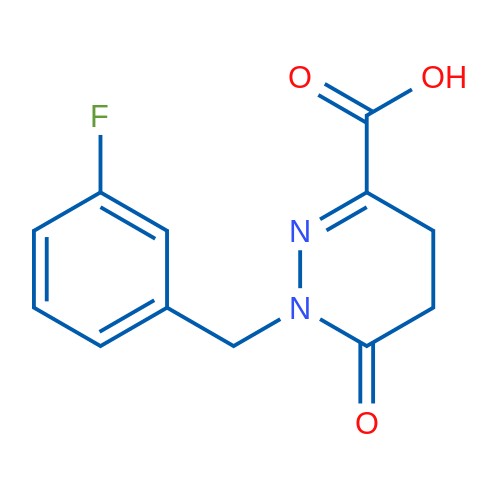 1-[(3-Fluorophenyl)methyl]-6-oxo-1,4,5,6-tetrahydropyridazine-3-carboxylic acid 5g